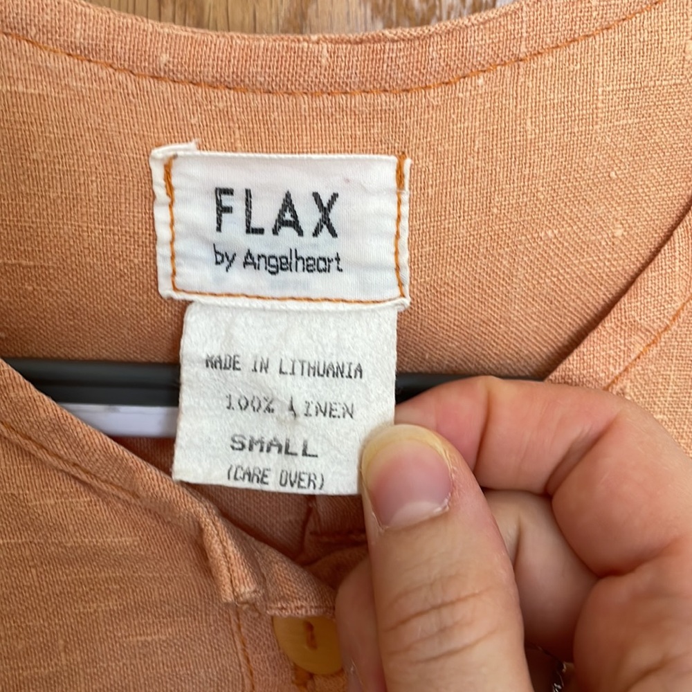 FLAX linen tunic/mini dress - Picture 2 of 5